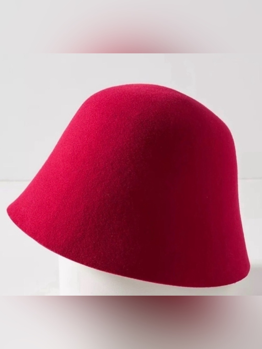 Anthropologie Mod Wool Felt Bucket Hat One Size NWT Vintage Chic Style